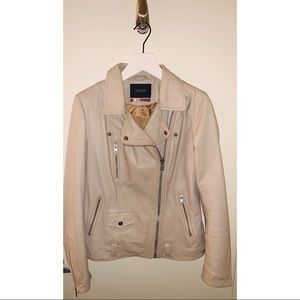SCOTCH & SODA 100% sheepskin leather jacket large